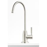 Proalet Arıtma Musluğu, Inox, 24 cm, Kuğu Boyun, Tek Kollu, Krom Kaplama, 360° Döner, Yüksek Kalite Lüx Su Armatürü