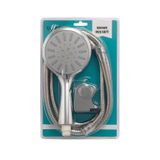 Proalet Bahar Duş Seti, 3 Fonksiyonlu Akış, 150 cm Krom Spiral Hortum, Kirece, Bükülmeye ve Yüksek Basınca Dayanıklı, Kolay Montaj, Duş Takımı