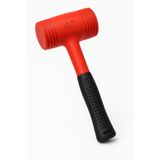 Proalet Çift Renkli Lastik Tokmak, Sert Plastik Başlık, İz Bırakmaz, Ergonomik Kaymaz Saplı, Kaporta İşleri, Süpürgelik Montajı, Marangozluk ve Fayans İşleri İçin Uygun, Dayanıklı El Aleti (40 MM)