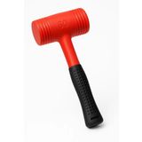 Proalet Çift Renkli Lastik Tokmak, Sert Plastik Başlık, İz Bırakmaz, Ergonomik Kaymaz Saplı, Kaporta İşleri, Süpürgelik Montajı, Marangozluk ve Fayans İşleri İçin Uygun, Dayanıklı El Aleti (60 MM)