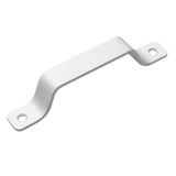 Proalet Demir Doğrama Kulbu, Ahşap ve Metal Kapak Kulbu, Kolay Montaj, Dayanıklı, Boyalı, Tutma Aparatı, Estetik Görünüm, Kapı, Dolap ve Mobilya Aksesuarı (Beyaz, 4 Adet, 115 mm)