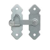 Proalet Fransız Kilidi, Metal Mandallı Kapı Kilidi, Sağlam Mekanizma, Bağlantı Aparatı, Kolay Montajlı, Pratik Kilit, Nostaljik Tasarım, Kapı, Mobilya, Dolap ve Pencere Kilidi, 180° (Gri, 2 Adet)