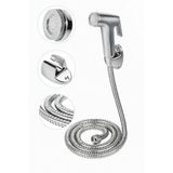 Proalet İlhan Taharetmatik Temizlik Seti, Aç Kapa Mekanizmalı, 1 Metre Spiral Hortumlu, Su Tasarruflu, Duş Başlıklı, WC, Lavabo Temizliği İçin, Krom Kaplama, Taharet Musluğu Seti