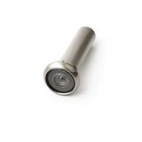 Proalet Kapı Dürbünü, Geniş Açılı, 180 Derece Görüş Açısı, Çinko Alaşımlı Gövde, Cam Lensli, 14mm Çap, Metal Gövdeli, 50-75 mm Uzunluk İçin Ayarlanabilir, Kapı Gözetleyicisi (Krom)