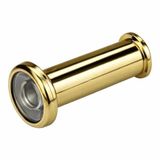 Proalet Kapı Dürbünü, Geniş Açılı, 180 Derece Görüş Açısı, Çinko Alaşımlı Gövde, Cam Lensli, 14mm Çap, Metal Gövdeli, 50-75 mm Uzunluk İçin Ayarlanabilir, Kapı Gözetleyicisi (Sarı)