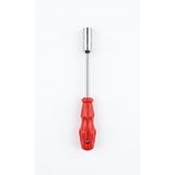 Proalet Lokma Uçlu Tornavida, Ergonomik Kırmızı Plastik Saplı, Metal Mil, Altıgen Somun Sıkıcı, Hobi ve Ev Tamiri için (13 mm)