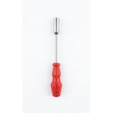 Proalet Lokma Uçlu Tornavida, Ergonomik Kırmızı Plastik Saplı, Metal Mil, Altıgen Somun Sıkıcı, Hobi ve Ev Tamiri için (17 mm)