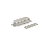 Proalet Mıknatıslı Çıt Çıt Kilit, Paslanmaz, Metal Gövde, PVC, Kapı, Sineklik, Dolap, Kapak İçin, Manyetik Tutucu, Montaj Vidalı, Sessiz, Kolay Açılır, Kapanır Sistem (8,5 cm, 2 Adet)