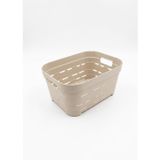 Proalet Plastik Düzenleyici Sepet, Tutamaklı Çok Amaçlı Banyo ve Mutfak Organize Sepeti, Buzdolabı ve Dolap İçi Saklama