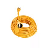 Proalet Seyyar Uzatma Kablosu, Erkek ve Dişi Fiş Kaplinli, Kapaklı Prizli, 3x2.5 mm, Kalın Kablo, Bahçe, Şantiye, Atölye ve Dış Mekan Kullanımına Uygun, Güvenli Güç Bağlantı Kablosu (30 Metre)