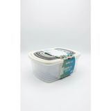 Proalet Softchef Easybox 6'lı Plastik Saklama Kabı Seti, Bpa Içermez Iç Içe Geçebilir Mutfak ve Buzdolabı Içi Düzenleyici Erzak Kabı Seti (225 ml - 3000 Ml) - 3 lt - Şeffaf