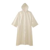 Proalet Tek Kullanımlık Yağmurluk, Panço, Su Geçirmez, Hafif, Kapüşonlu, Taşınabilir Yağmurluk, Erkek ve Kadın İçin, Festival, Kamp, Doğa Kullanımı, Pratik, Şeffaf, Seyahat Yağmurluğu (2 Adet)