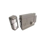Proalet YT Elektrikli Tirajlı Kapı Kilidi, 70 mm Pirinç Silindir, Çift Yöne Açılır, 12V AC, Apartman Girişi, Güvenlik, Otomat Kilit, Demir Kapı Kilidi, Kapı Otomatiği (Gri, 70 mm)