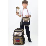 Probag 18 Varsity 3'lü Okul Çanta Sırt Çantası Beslenme Çantası Kalemlik İlkokul Peluş Oyuncak Hediyeli