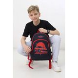Probag Çocuk Okul Sırt Çantası Erkek Öğrenci Su Geçirmez Araba Supra Desenli Siyah Kırmızı - Siyah - Kırmızı