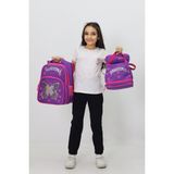 Probag Kelebek Temalı Kız Çocuk 3’lü Okul Çanta Seti - Sırt Çantası + Termal Beslenme Çantası + Kalemlik - 3'lü Paket - Pembe