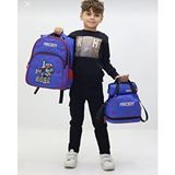 Probag Maycraft Lisanslı Erkek Çocuk İlkokul Çanta Seti 3'lü Sırt Çantası Termal Beslenme Çantası Kalemlik Lacivert