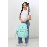 Probag Mint Yeşili Çocuk Okul Çantası Parlak Varak Desenli Ilkokul Ortaokul Günlük Kullanım Sırt Çantası
