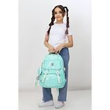 Probag Mint Yeşili Çocuk Okul Çantası Parlak Varak Desenli Ilkokul Ortaokul Günlük Kullanım Sırt Çantası