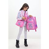 Probag Prenses Kedili 3'lü Kız Çocuk Okul Çanta Seti – (sırt Çantası Termal Beslenme Kalemlik) Pembe