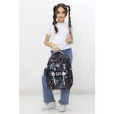 Probag Siyah Çocuk Okul Çantası Parlak Varak Desenli Ilkokul Sırt Çantası
