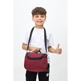 Probag Termal Beslenme Çantası – Tek Gözlü, Ayarlanabilir Omuz Askılı, Isı Yalıtımlı, Anaokulu ve İlkokul Kırmızı