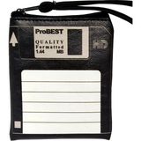 ProBest Design Disket Cüzdan - Siyah - Beyaz