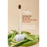 Probi White Probiwhite Spiral Uçlu Diş Fırçası (Ekru) + Özel Tasarım Taş Stant - 74 Ekru
