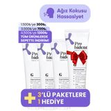 Probident 3 1 Üzüm Çekirdeği Paketi Aktif Probiyotik Doğal Florürsüz Diş Macunu