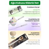 Probident Ağız Kokusu Giderici Set-Saf İpek Diş İpi+Dil Temizleme Aparatı+Spiral Konik Uçlu Diş Fırçası