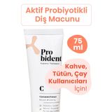 Probident Aktif Probiyotik Doğal Florürsüz Diş Macunu Zerdeçal Özüt Ilaveli Doğal Beyazlık