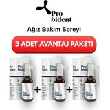 Probident Clinic Onarıcı Hyalüronik Asit Içeren Ağız Bakım Spreyi Implant-Ağız Yaraları Için - 3'lü Ekonomik Paket