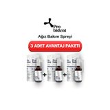 Probident Clinic Onarıcı Hyalüronik Asit içeren Ağız Bakım Spreyi İmplant-Ağız Yaraları için - 3'lü Paket