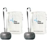 Probident Dil Temizleme Aparatı/dil Sıyırıcı Kese + Stand Hediyeli Full 304 Surgical Stainless - Genel