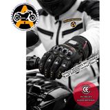 Probiker Tam Parmak Koruyucu Motorcu Eldiveni - Renk: Siyah Beden: XL