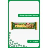 Probis Proteinli Bisküvi - Kakaolu Ve Muzlu Kremalı - 75 Gram - 18 Adet