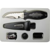 Problue Divers Knife Dalış Bıçağı Kn-65-Sıl S.gri - Çok Renkli - STD
