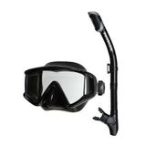 Problue Set Ms Vısıon Plus3 Maske, Dry Snorkel, Siyah