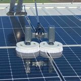 ProBrush Çift Diskli Akülü Güneş Paneli Temizleme Fırçası 6 Metre Alüminyum Teleskopik Sap LiFePO4 Bataryalı Profesyonel GES Temizlik Seti YERLİ ÜRETİM HIZLI SERVİS 10 YIL YEDEK PARÇA ERİŞİMİ