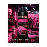 PROBYWAX EXCLUSIVE CAR CARE Pembe Renkli Cilalı Oto Yıkama Köpüğü 500 ml İz Bırakmayan Güçlü Formül