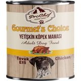 Prochef Gourmets Choice Maması 16x415 gr Tavuk Etli Yetişkin Köpek Konserve Yaş Mama
