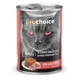 Prochoice 12x400 gr Adult Cat Sterilised Lamb Pate Kedi Konservesi