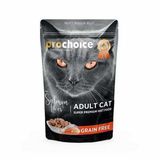 Prochoice 85 gr Pouch Tahılsız Somunlu ve Ciğerli Kedi Konserve