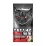 Prochoice Creamy Ton Balıklı Cranberry ve Kedi Çimli Sıvı 4x15 gr Kedi Ödül Maması