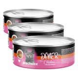Prochoice Döner Chicken, Sos İçinde Tavuk Etli Tam & Dengeli Yavru Kedi Maması 70 gr x 12 adet (3 paketi)