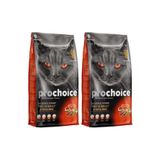 Prochoice Pro 33 Sterilised Somonlu Karidesli 2x2 kg Kedi Maması