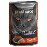 Prochoice Pro Choice Tahılsız Somonlu Yetişkin Kedi Konserve Yaş Maması 400 gr Lezzetli ve Besleyici