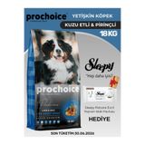 ProChoice Proderma Kuzu Etli Pirinçli Köpek Maması 18 kg + Sleepy Evcil Hayvan Islak Mendili Hediye
