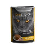 Prochoice Tavuk Etli Şekersiz Tahılsız Ezme 400 gr 6 Adet Yetişkin Kedi Konservesi