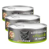 Prochoice Tuna Shredded Tahılsız, Hipoalerjenik, Tiftiklenmiş Tuna Balıklı & Midyeli Yaş Kedi Maması 70 gr (3 paketi)